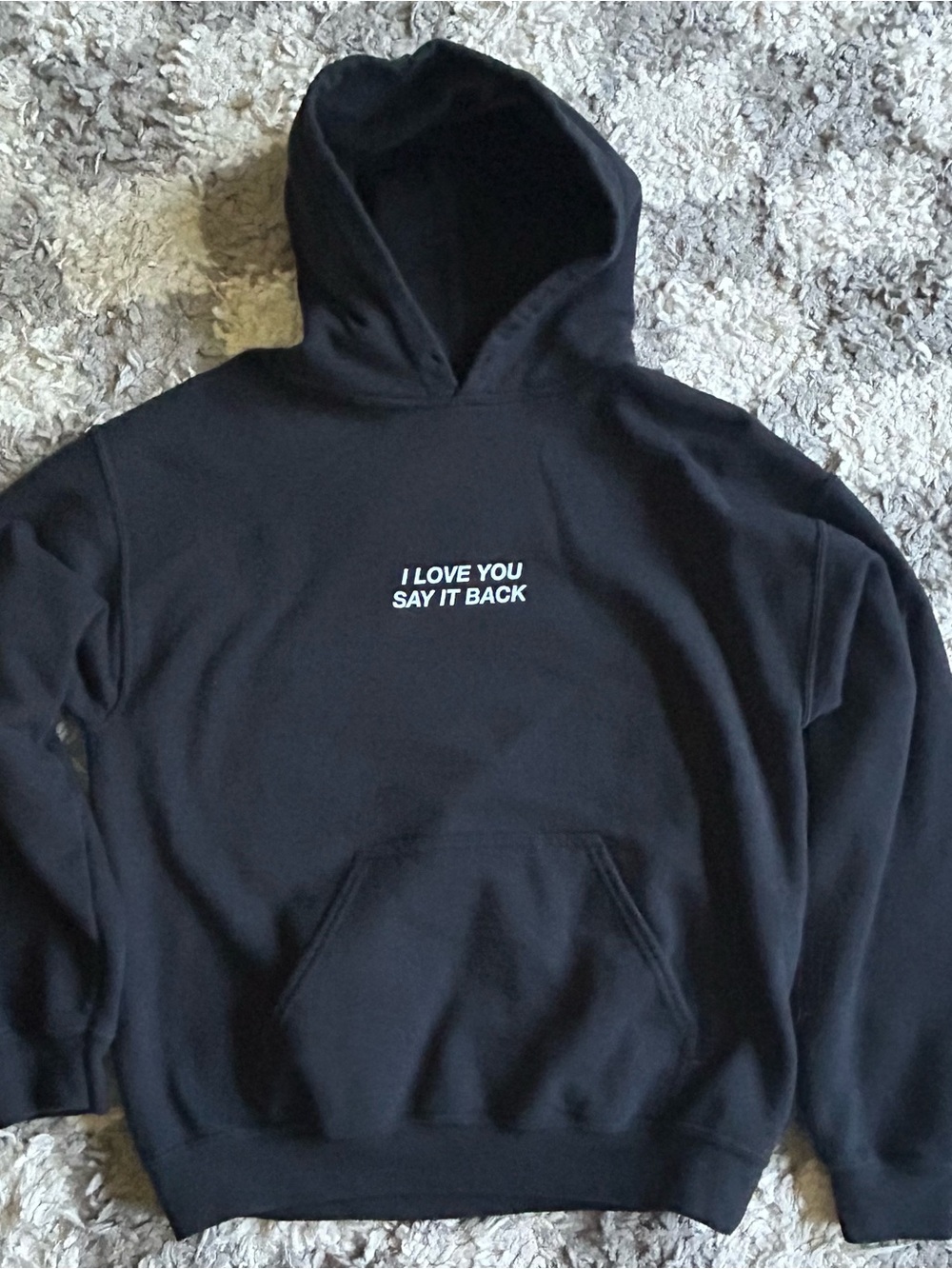 LONELY GHOST Black Hoodie